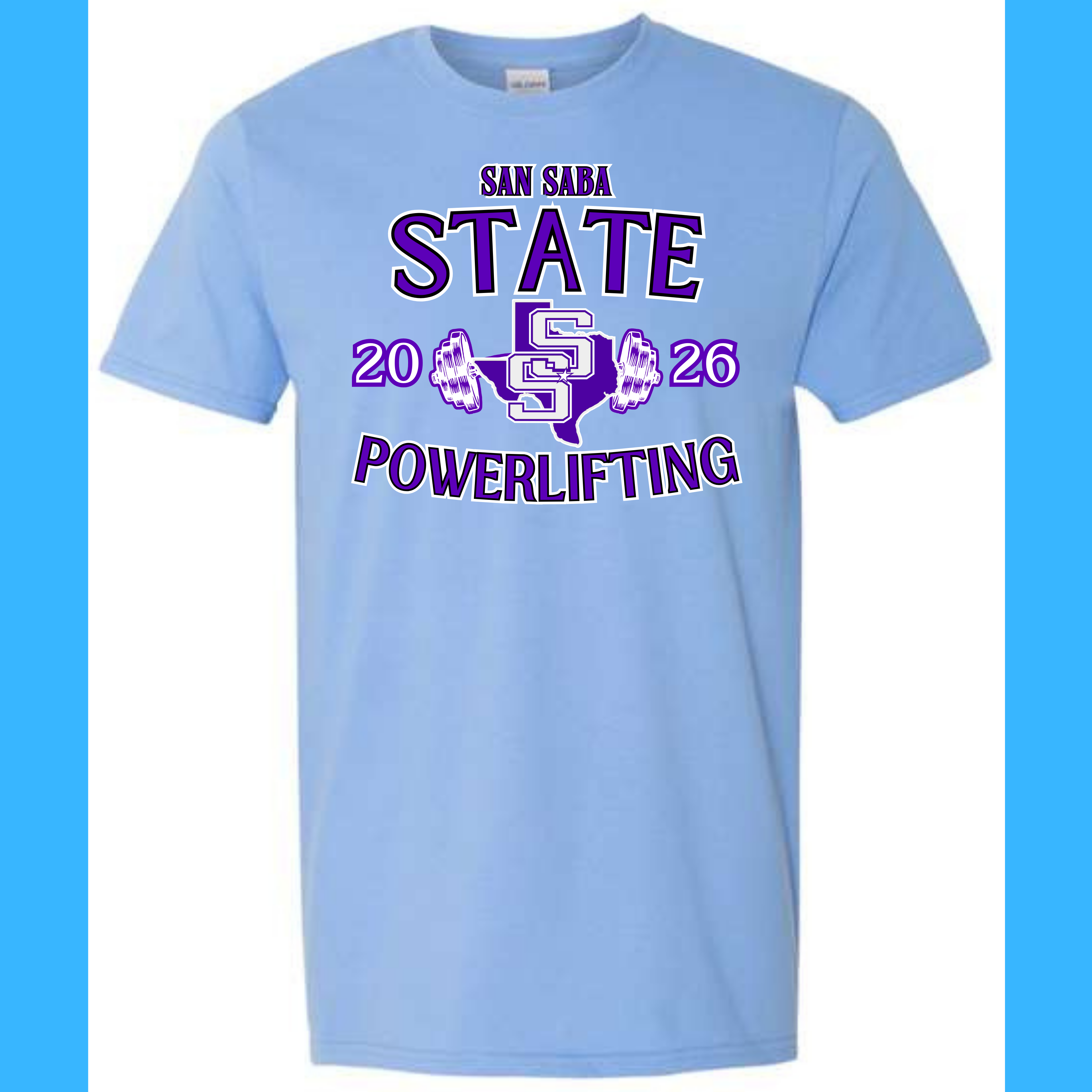 State Powerlifting Youth Cotton Short Sleeve