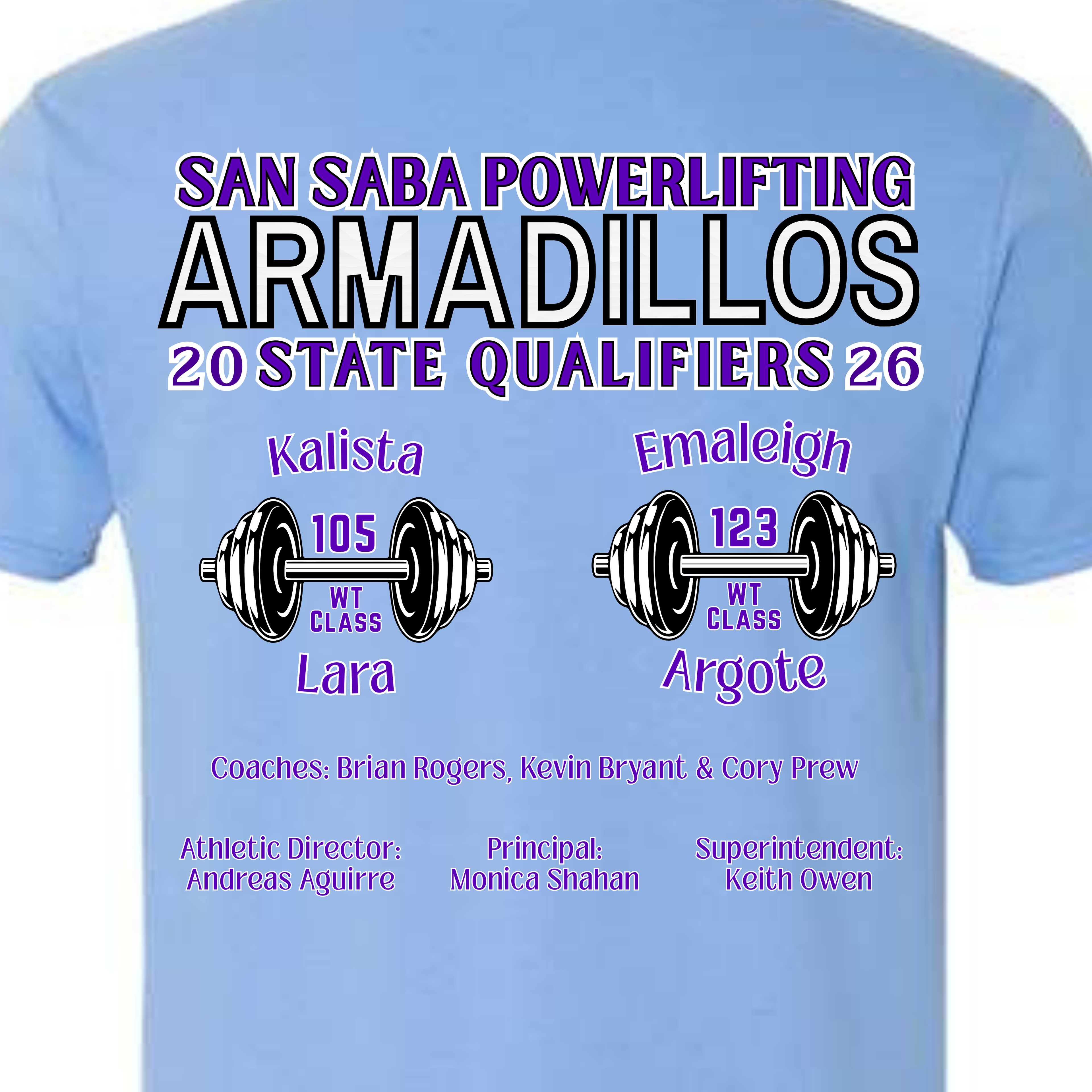 State Powerlifting Short Sleeve Cotton