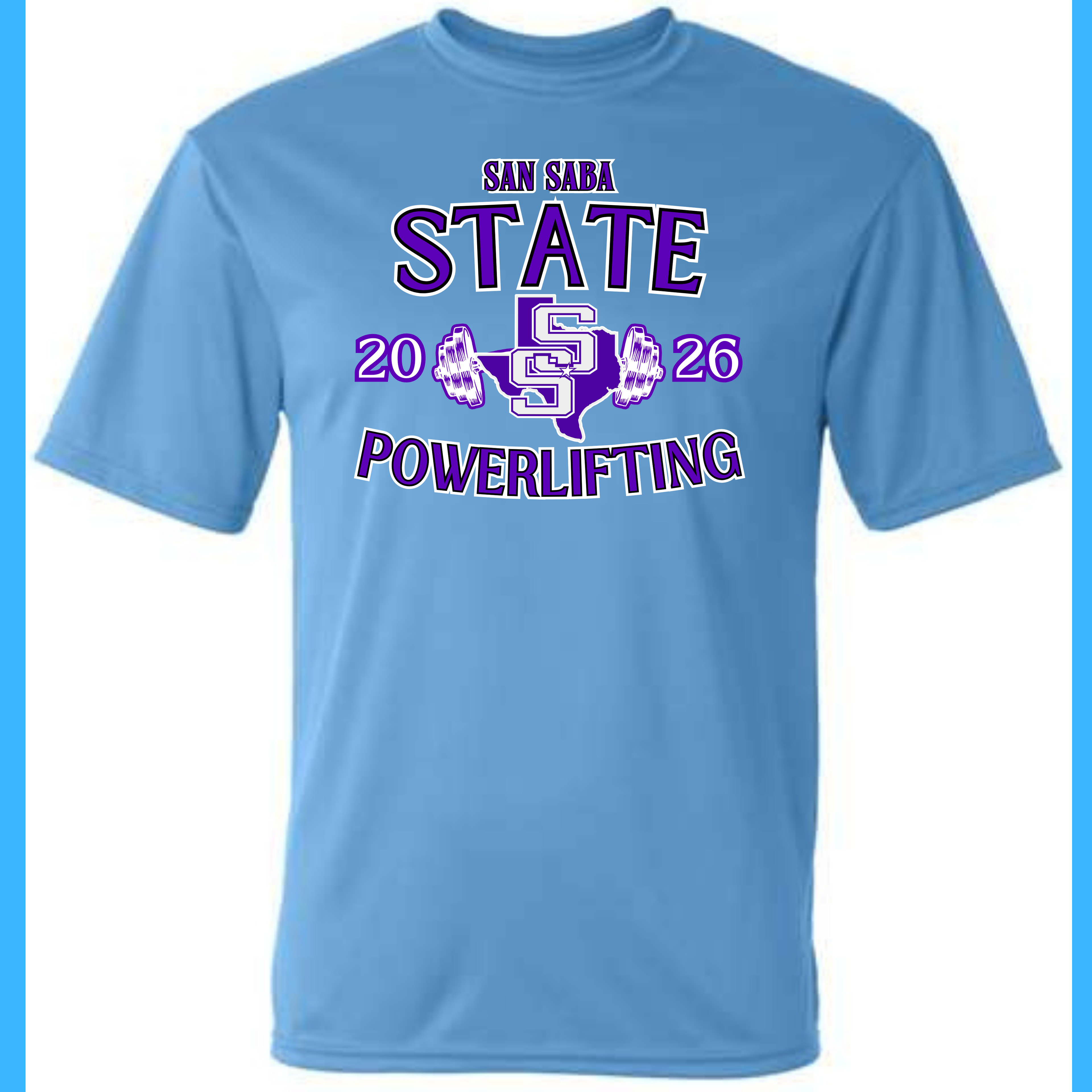 State Powerlifting Youth Dri-Fit Short Sleeve